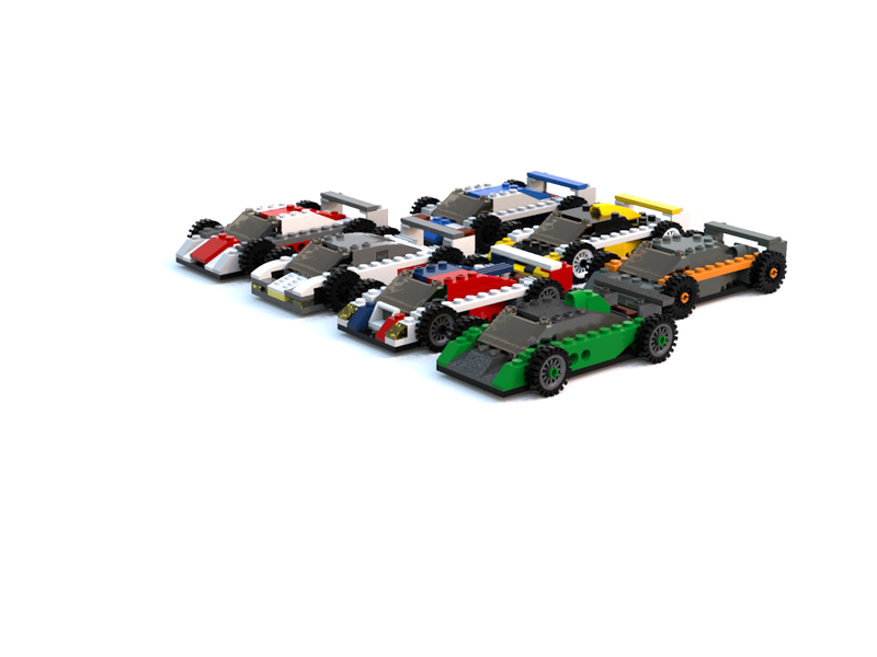 Illustration for article titled When I'm bored, I build racecars out of virtual Lego bricks